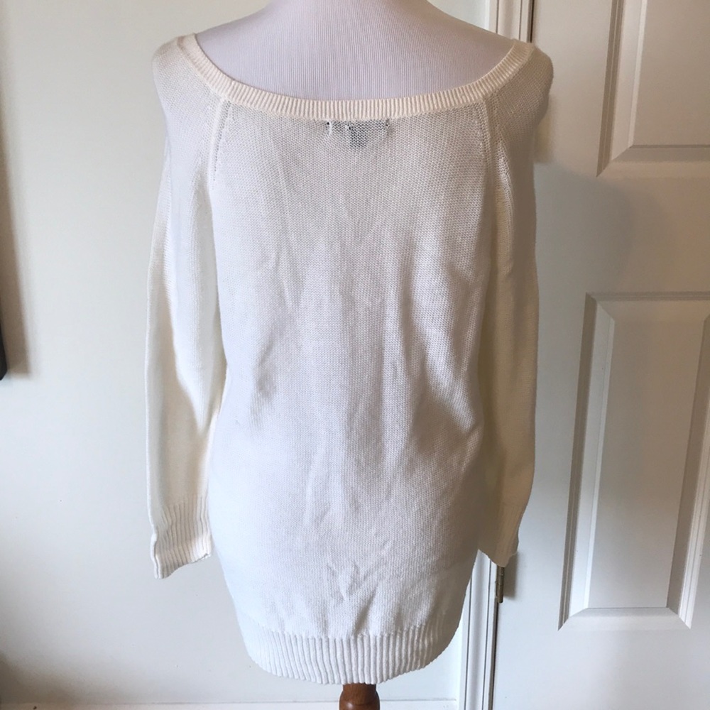 AE Off White Knit Sweater - Picture 2 of 5